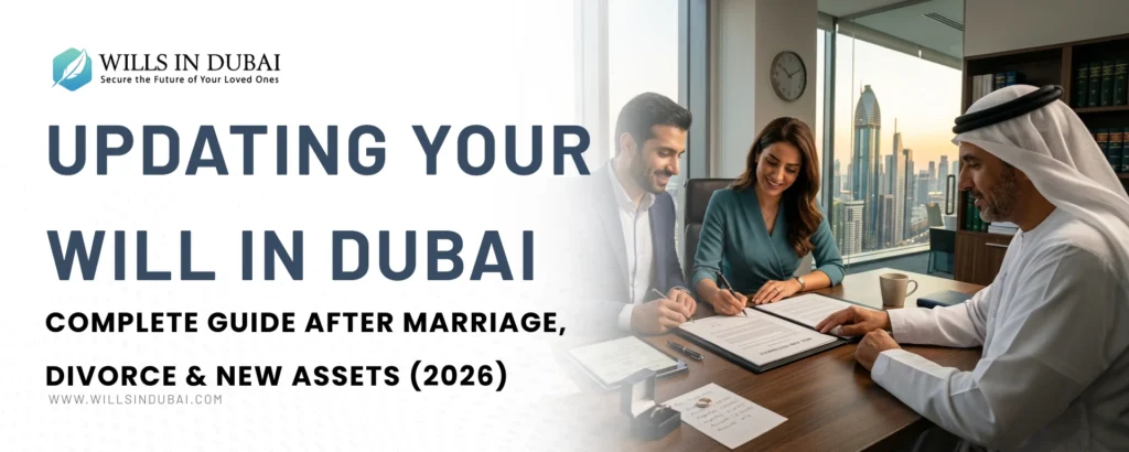 Updating Your Will in Dubai: Complete Guide After Marriage, Divorce & New Assets (2026)